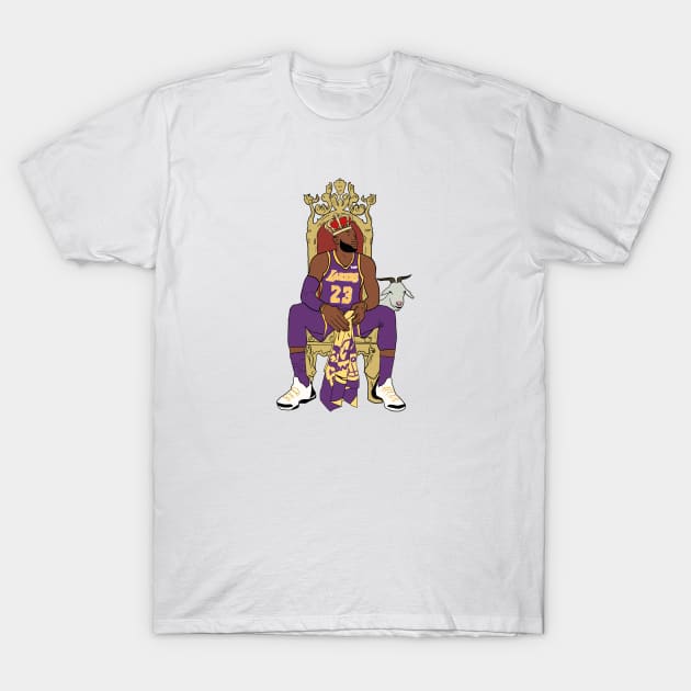 lebron james T-Shirt by atiatiaman